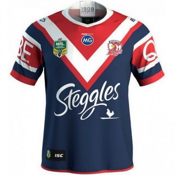 Tailandia Camiseta Sydney Roosters 1ª 2018 Azul